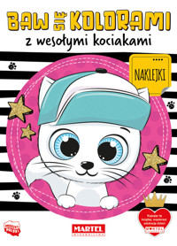 Baw się kolorami z wesołymi kociakami z naklejkami - Salamon Katarzyna - książka