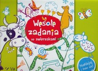 Wesołe zadania ze zwierzakami Naklejaj i baw się - Wiśniewska Anna - książka