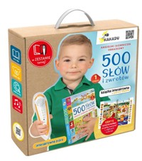 Angielski słowniczek obrazkowy 500 słów i zwrotów Część 1 Zestaw z piórem - Bielecka Marta - książka