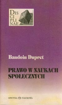Prawo w naukach społecznych - Dupret Baudoin - książka