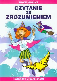 Czytanie ze zrozumieniem Ćwiczenia z naklejkami -  - książka