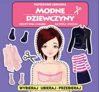 Modne dziewczyny. Papierowe ubranka - zbiorowa praca - książka