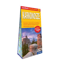 Karkonosze laminowany map&guide 2w1 przewodnik i mapa -  - książka