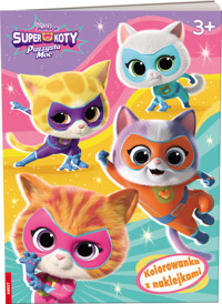Superkoty Kolorowanka z naklejkami -  - książka