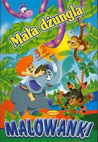 Mała dżungla Malowanki -  - książka