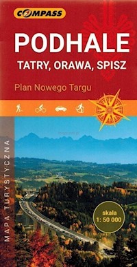 Podhale, Tatry, Orawa, Spisz. Plan Nowego Targu -  - książka