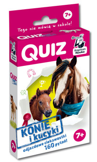 Konie i kucyki. Quiz wyd. 2 - Małgorzata Domino - książka