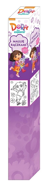 Maluję rączkami Dora i przyjaciele -  - książka