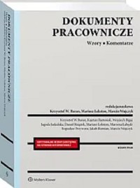Dokumenty pracownicze Wzory Komentarze -  - książka