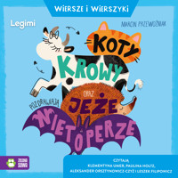 Koty, krowy oraz jeże pozdrawiają nietoperze. Wiersze i wierszyki - Marcin Przewoźniak - audiobook + książka