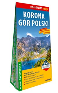 Korona Gór Polski. Laminowana mapa turystyczna - zbiorowa praca - książka