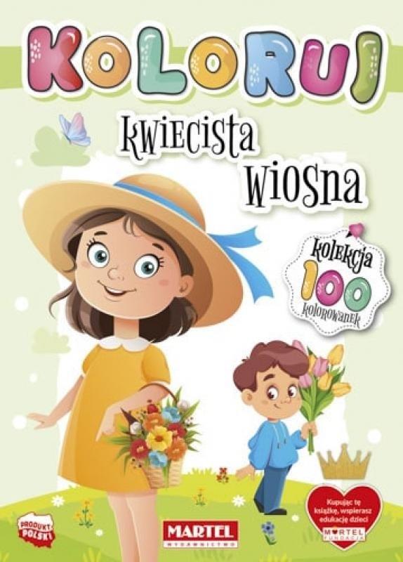 Koloruj. Kwiecista wiosna - zbiorowa praca - książka