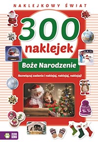 300 naklejek na Boże Narodzenie -  - książka