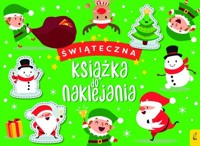 Świąteczna książka do naklejania -  - książka