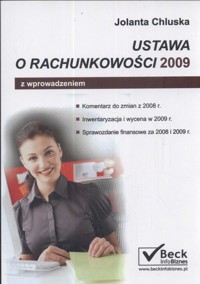 Ustawa o rachunkowości 2009 - Chluska Jolanta - książka
