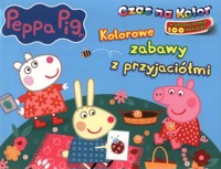 Peppa Pig. Czas na kolor. Kolorowe zabawy z przyjaciółmi -  - książka