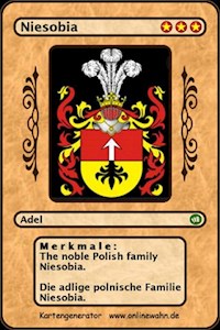 The noble Polish family Niesobia. Die adlige polnische Familie Niesobia. - Werner Zurek - ebook