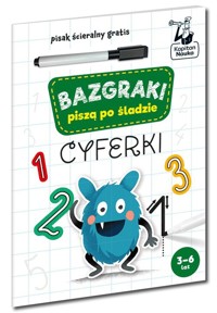Bazgraki piszą po śladzie Cyferki -  - książka