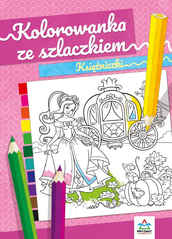 Kolorowanka ze szlaczkiem. Księżniczki - Natalia Logvanova - książka