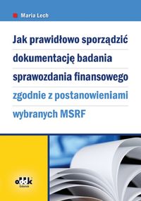 Jak prawidłowo sporządzić dokumentację badania sprawozdania finansowego - Lech Maria - książka