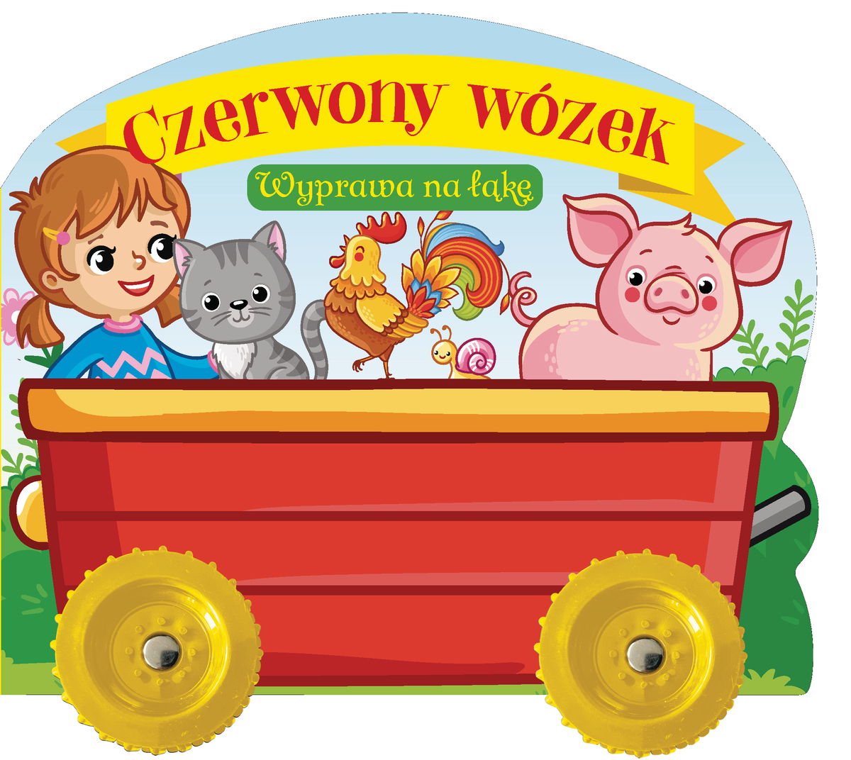 Czerwony wózek. Wyprawa na łąkę - Jul Łyskawa - książka