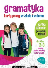 Gramatyka. Karty pracy w szkole i w domu dla klas 2-4 - zbiorowa praca - książka