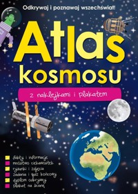 Atlas kosmosu z naklejkami i plakatem -  - książka