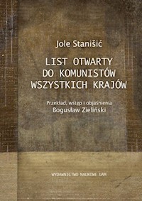 List otwarty do komunistów wszystkich krajów - Stanišić Jole - książka