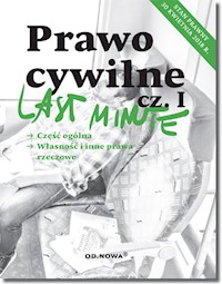 Last Minute Prawo Cywilne -  - książka