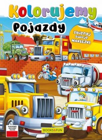 Kolorujemy pojazdy z naklejkami -  - książka