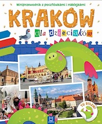 Kraków dla dzieciaków Miniprzewodnik z pocztówkami i naklejkami -  - książka