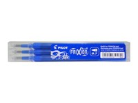 Wkłady do pióra kulkowego Pilot Frixion Ball, 3 szt. - niebieskie (BLS-FR7-L-S3) -  - książka
