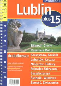 Lublin plus 15  1:15 000 atlas miast -  - książka