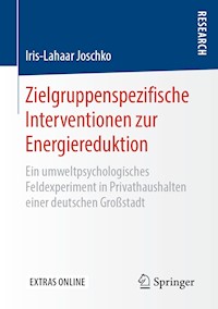 Zielgruppenspezifische Interventionen zur Energiereduktion - Iris-Lahaar Joschko - ebook