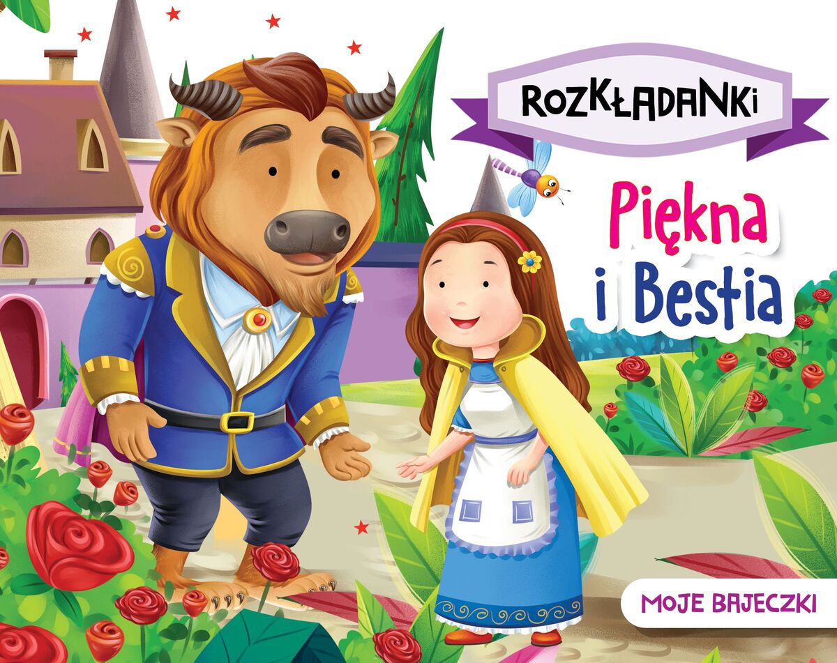 Piękna i Bestia. Moje bajeczki. Rozkładanki - zbiorowa praca - książka