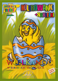 Kolorowanki wielkanocne z naklejkami -  - książka