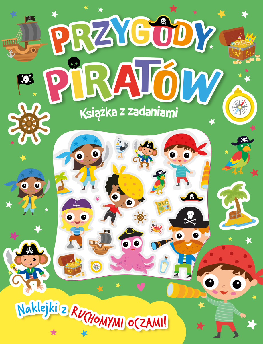 Przygody piratów. Książka z zadaniami - zbiorowa praca - książka