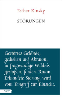 Störungen - Esther Kinsky - ebook