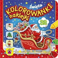 Kolorowanki naklejki Święta - Kozera Piotr - książka