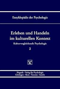 Erleben und Handeln im kulturellen Kontext -  - ebook