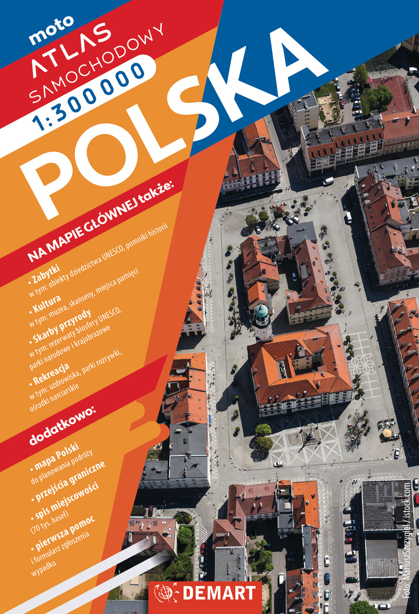 Atlas samochodowy Polski 1:300 000 - zbiorowa praca - książka