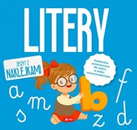 Litery Zeszyt z naklejkami - - książka
