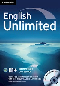 English Unlimited Intermediate Coursebook + e-Portfolio - Rea David, Clementson Theresa, Tilbury Alex, Hendra Leslie Anne - książka