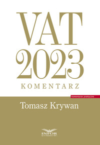 VAT 2023 Komentarz - Tomasz Krywan - książka