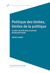 Politique des limites, limites de la politique - Vincent Lefebve - ebook