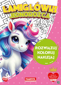Łamigłówki jednorożca z naklejkami - Salamon Katarzyna - książka