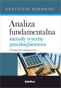 Analiza fundamentalna - Borowski Krzysztof - książka