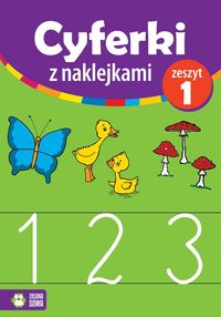 Cyferki z naklejkami 1-3 -  - książka