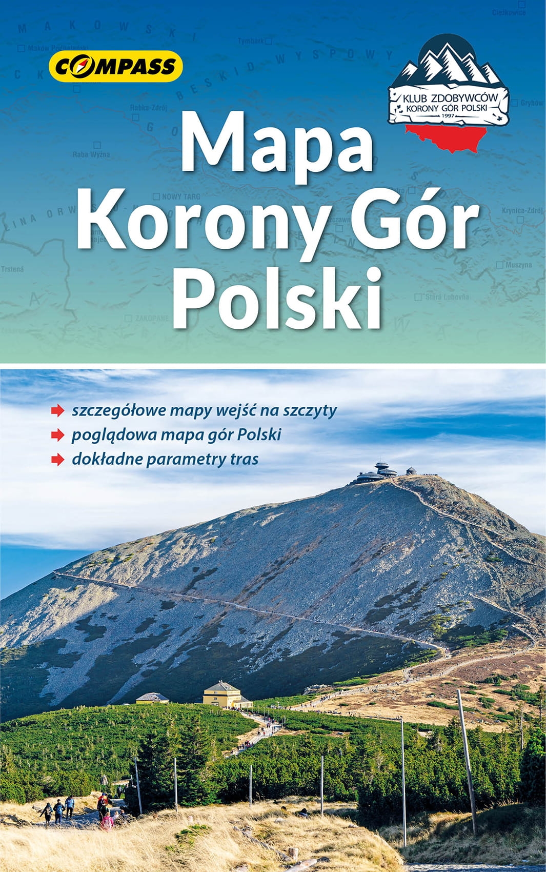 Mapa Korony Gór Polski - zbiorowa praca - książka