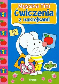 Myszka Tini ćwiczenia z naklejkami 3-5 lat -  - książka